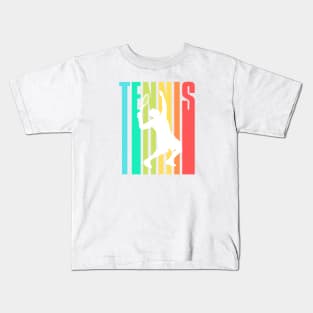 US Open Tennis Player Silhouette Kids T-Shirt